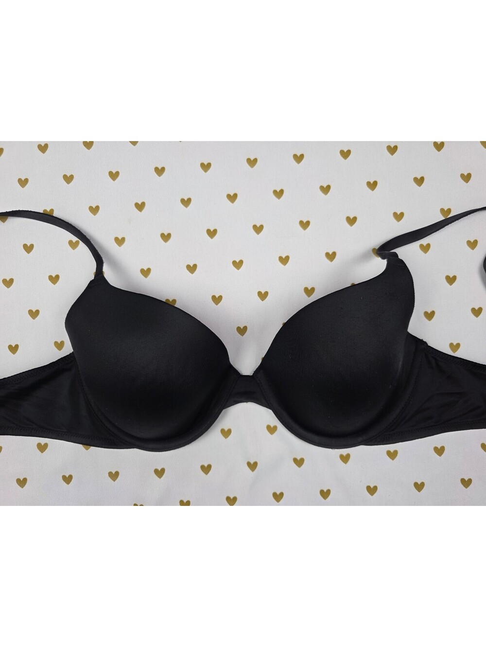 Victorias Secret PINK Black 32D Wear Everywhere T Shirt Bra